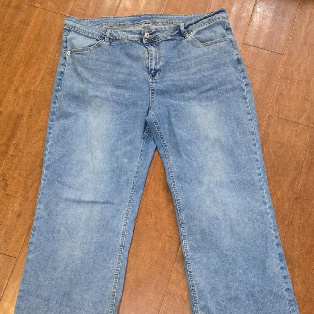 Wide Leg Denim Jeans